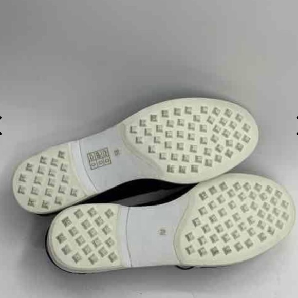 Tory Burch Black Leather Slip-On Loafers, size 8 1/2 - Picture 5 of 10